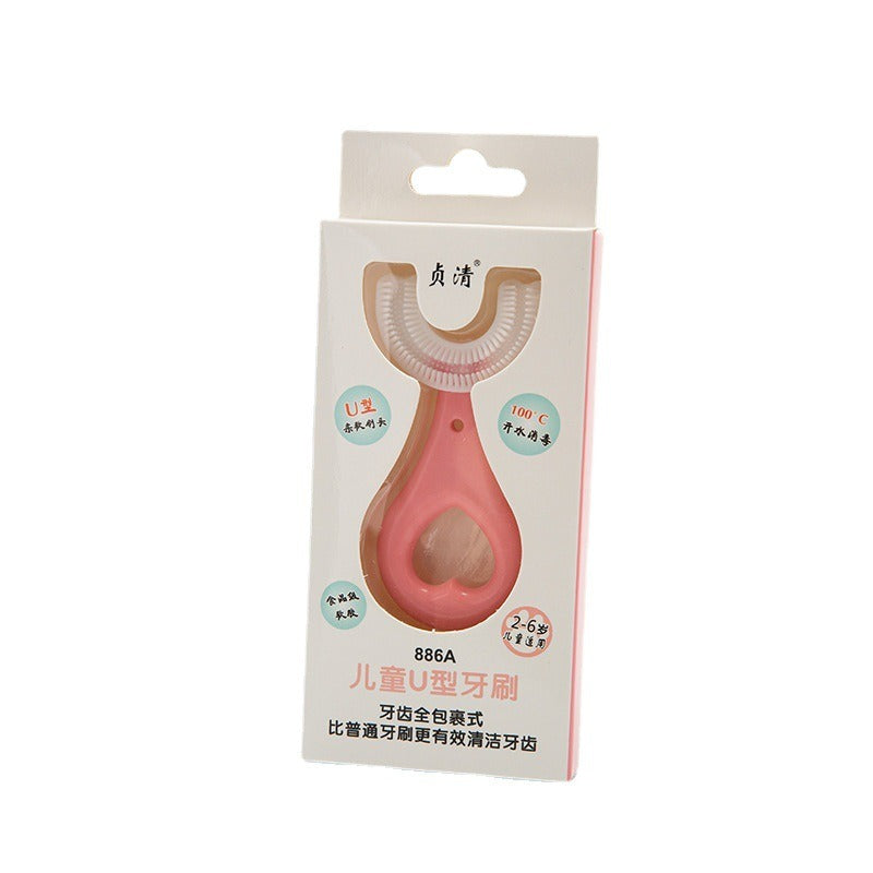 U Shaped Toothbrush for Kids Easy Gentle Teeth Cleaning