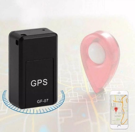 Mini GPS tracker for discreet real-time vehicle monitoring.
