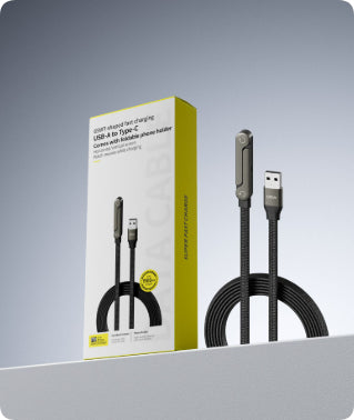 Phone Holder Cable: Fast Charge & Hands-Free Viewing