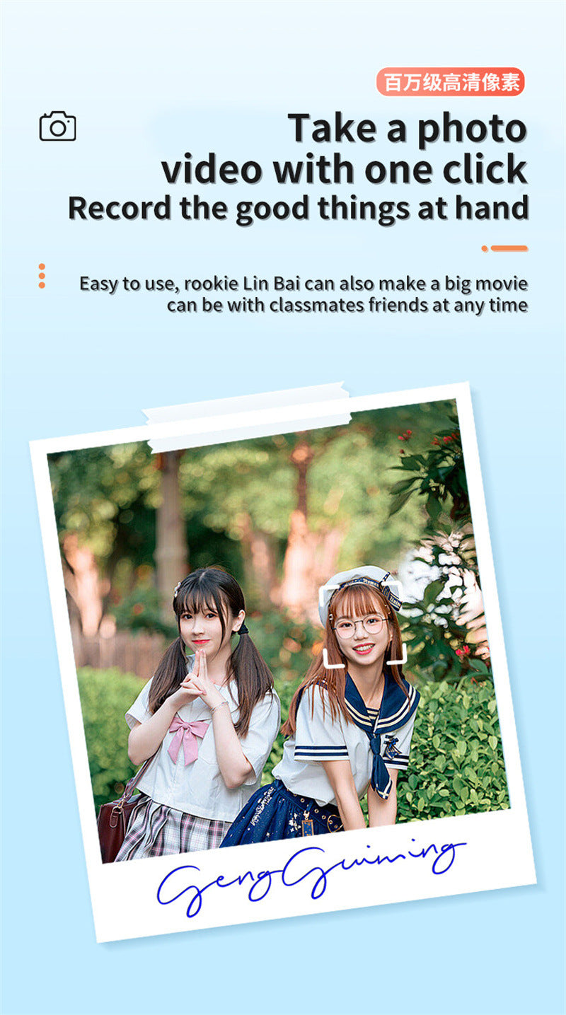 Retro Mini Camera: 1080p HD Video, Easy to Use