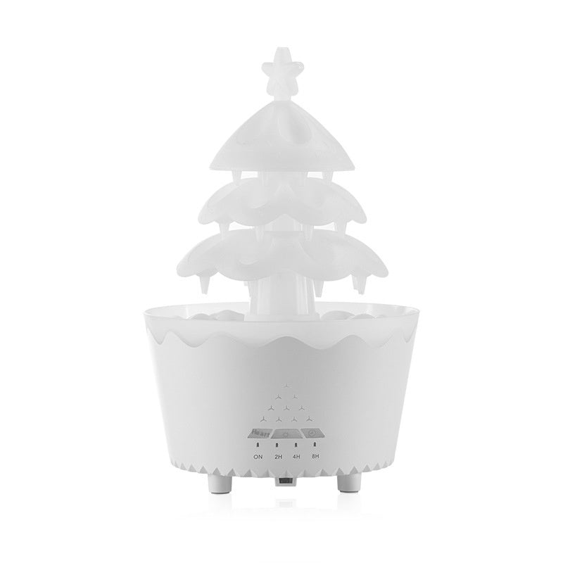 Christmas tree diffuser humidifier for relaxing home ambiance.