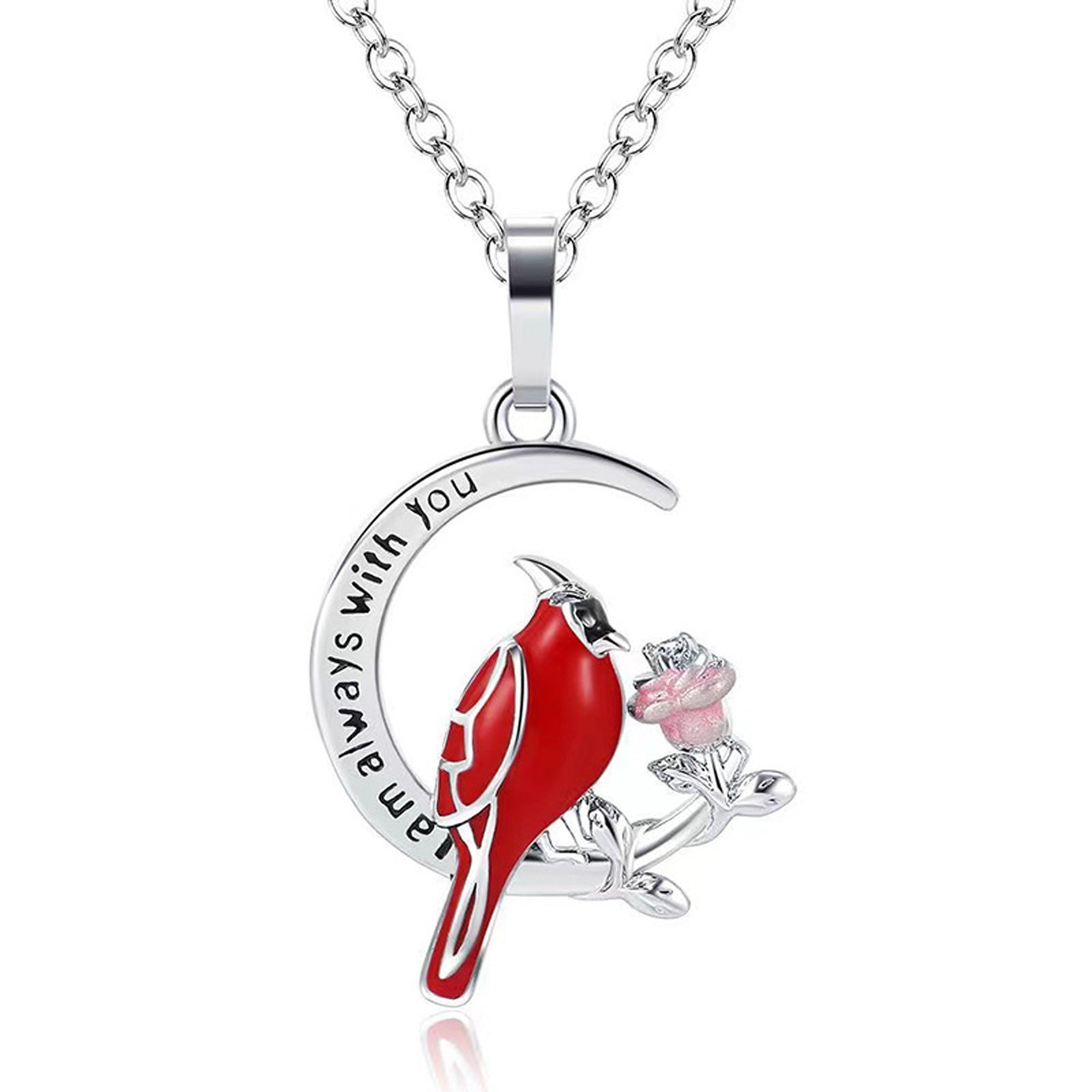 Cardinal Bird Necklace - Comfort & Remembrance Gift