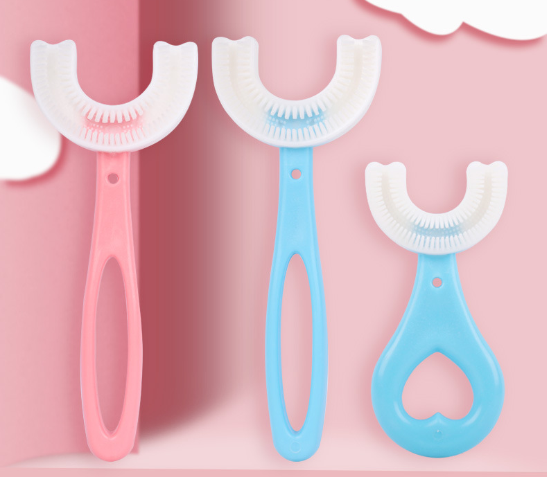 U Shaped Toothbrush for Kids Easy Gentle Teeth Cleaning