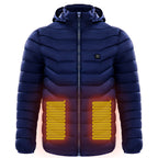 Heated Puffer Jacket for Men Stay Warm Outdoors - UrSuperMart