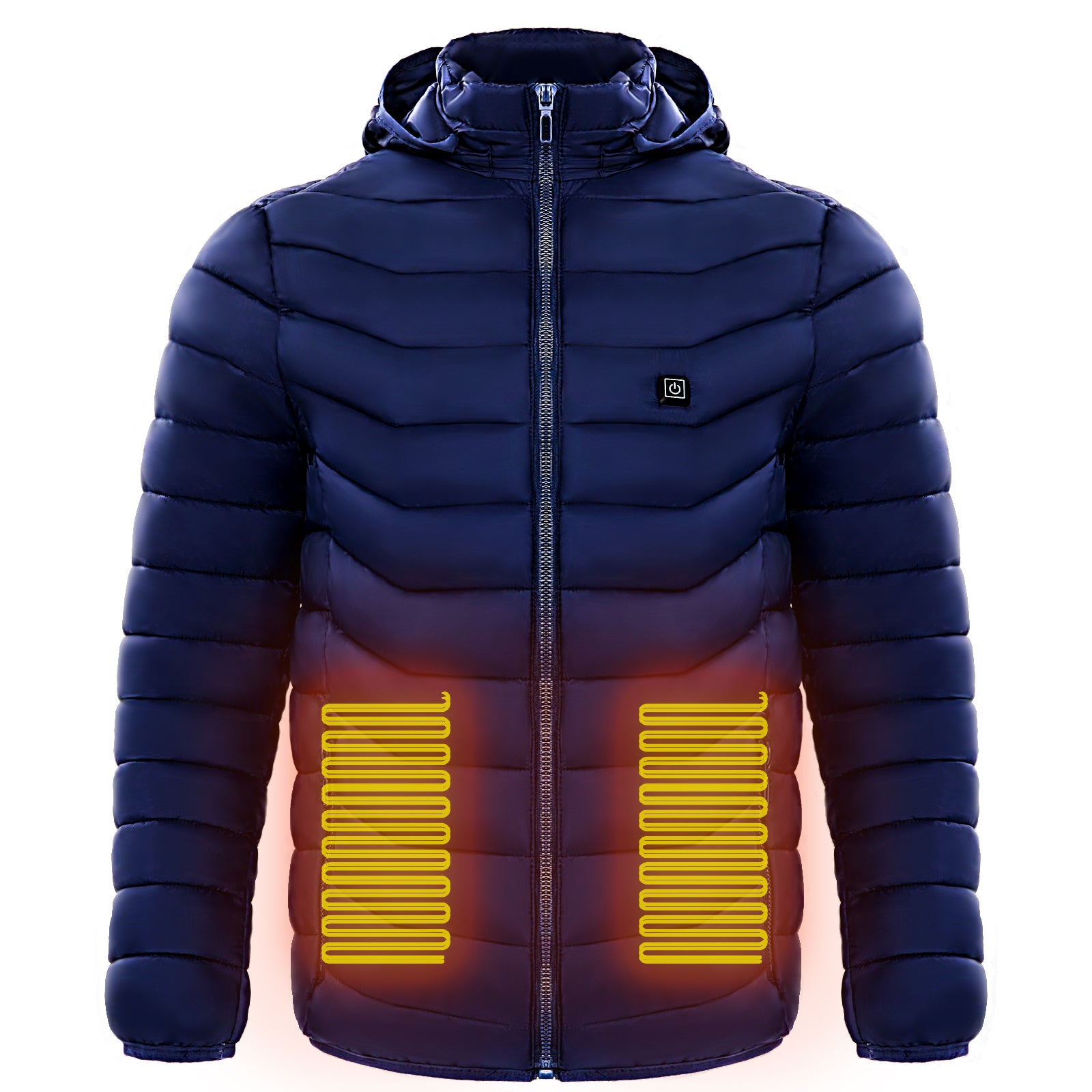 Heated Puffer Jacket for Men Stay Warm Outdoors - UrSuperMart