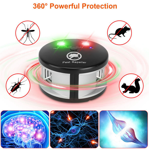 360 Ultrasonic Pest Repellent: Safe, Chemical-Free Control