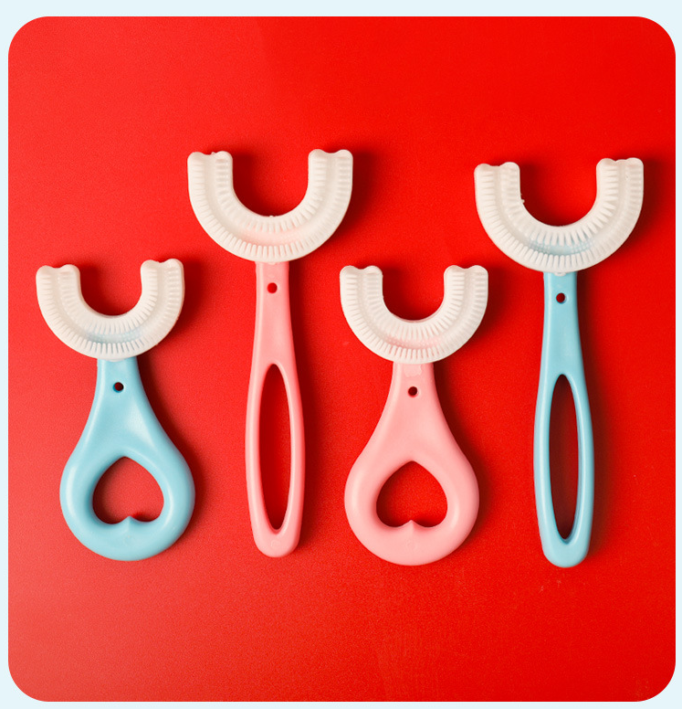 U Shaped Toothbrush for Kids Easy Gentle Teeth Cleaning