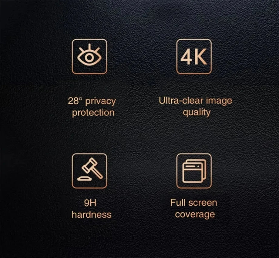 Privacy Screen Protector - Tempered Glass for Your Phone