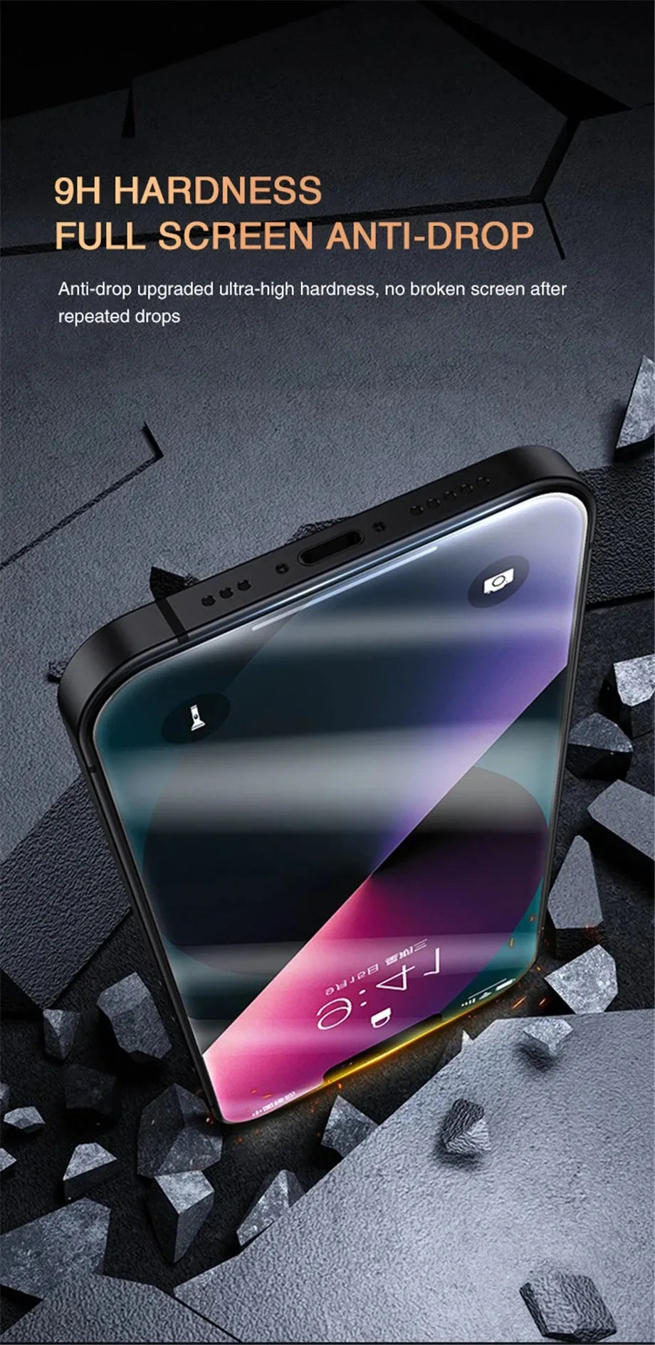 Privacy Screen Protector - Tempered Glass for Your Phone