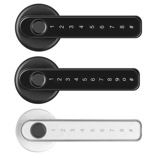 biometric fingerprint door locks with combination keys