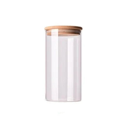 Bamboo-Covered Borosilicate Glass Food Storage Containers - UrSuperMart