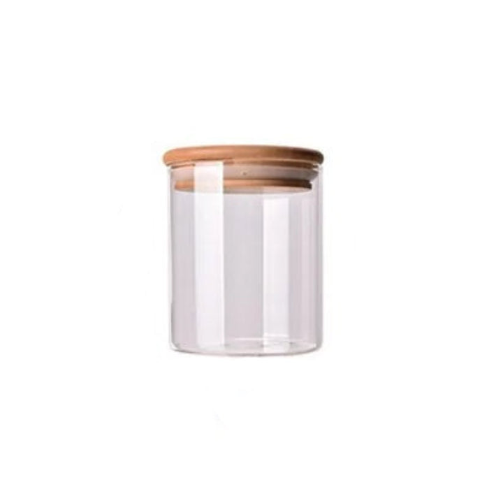 Bamboo-Covered Borosilicate Glass Food Storage Containers - UrSuperMart