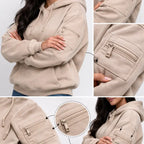 Hoodie with Eye Mask for Undisturbed Rest & Travel Naps