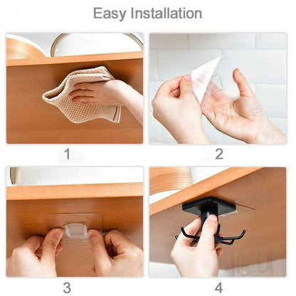 Space-Saving Kitchen Hook Organizer | Shop Today - UrSuperMart