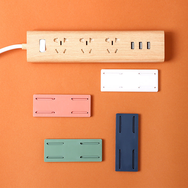 Wall Mounted Power Strip with USB & Organizer Holders