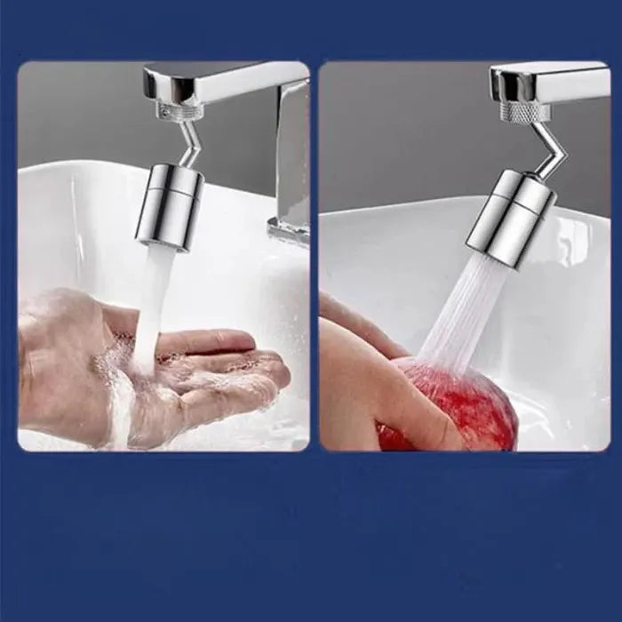 Faucet demonstrating foam and impulse shower modes