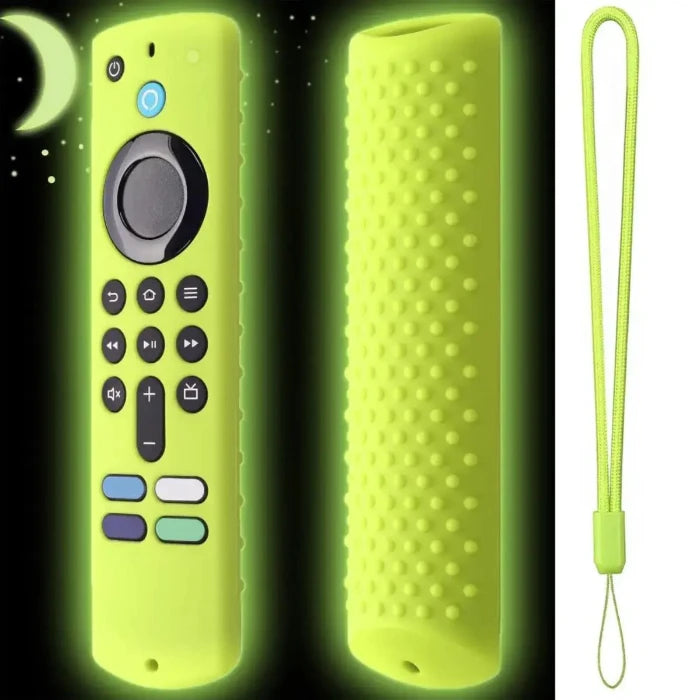 Fluorescent Yellow Premium Silicone Covers for Amazon Fire TV Stick Remotes - UrSuperMart