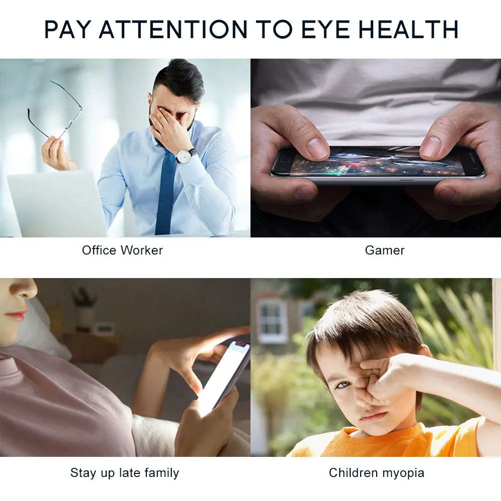 Eye Massager for Relaxation and Eye Care with 6D Smart Airbag Technology