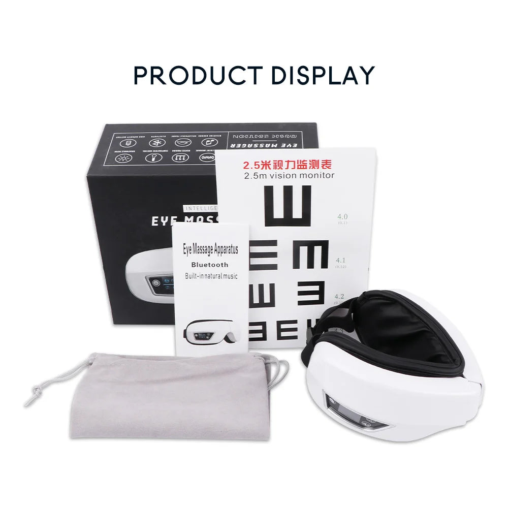 Eye Massager for Relaxation and Eye Care with 6D Smart Airbag Technology