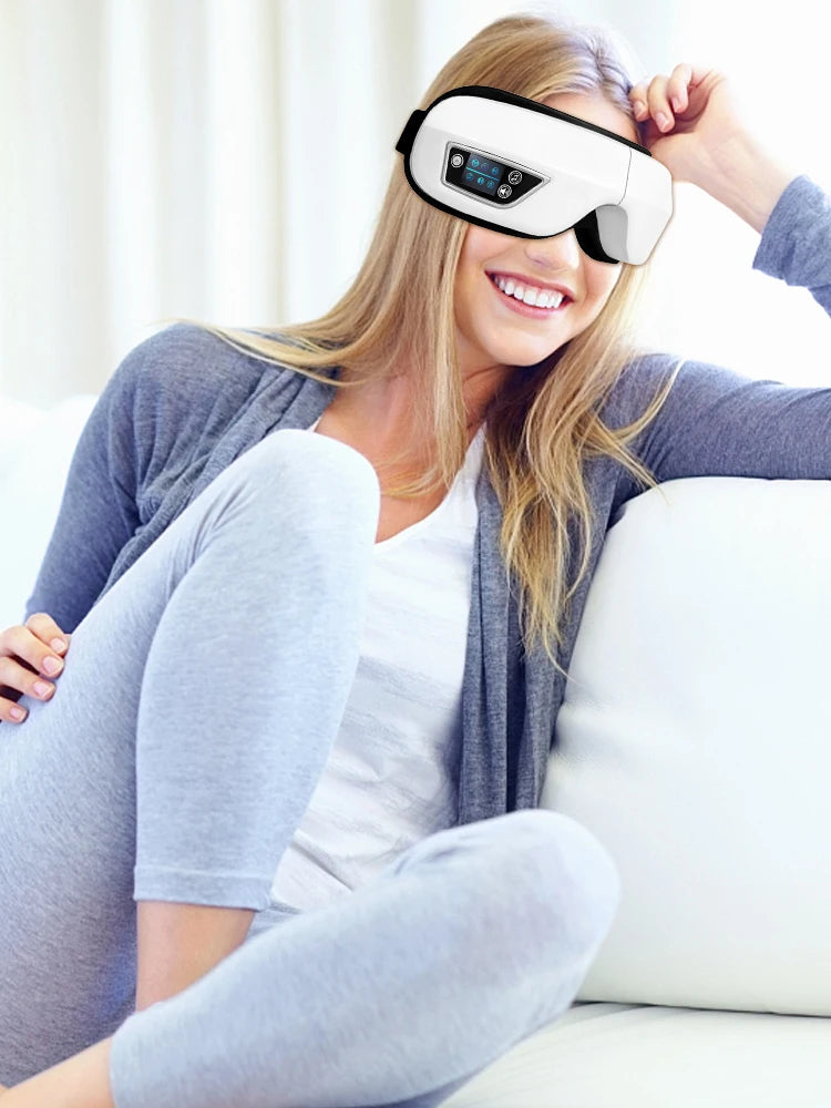 Eye Massager for Relaxation and Eye Care with 6D Smart Airbag Technology