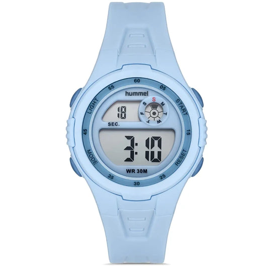 Hummel HM-1000LD-5 children's digital watch with light blue design and water resistance for active kids