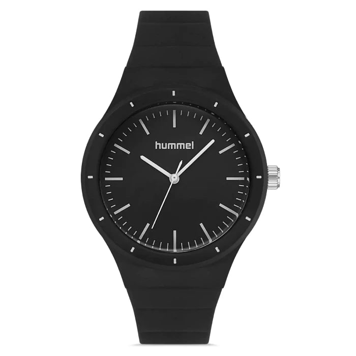 Hummel HM-1003LA-1 minimalist black wristwatch with sleek design and adjustable strap for modern style