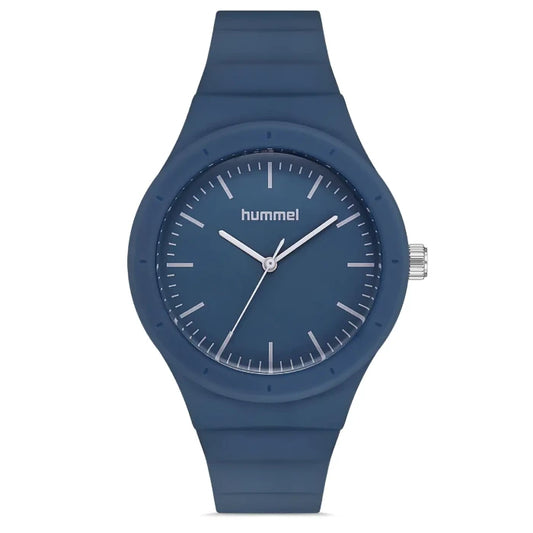 Hummel HM-1003LA-2 elegant blue women's watch with minimalist design and silicone strap