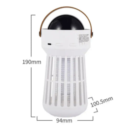 Chemical free portable Mosquito killer zapper lamp with short base dimensions