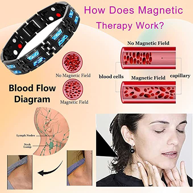 Men's Magnetic Bracelet - Stylish Pain Relief & Comfort