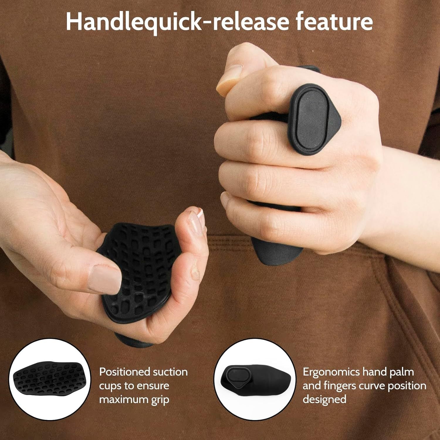 Grip Strengthener for Dumbbells - Anti-Slip Fitness Grip