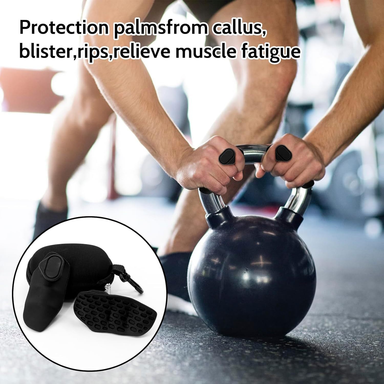 Grip Strengthener for Dumbbells - Anti-Slip Fitness Grip