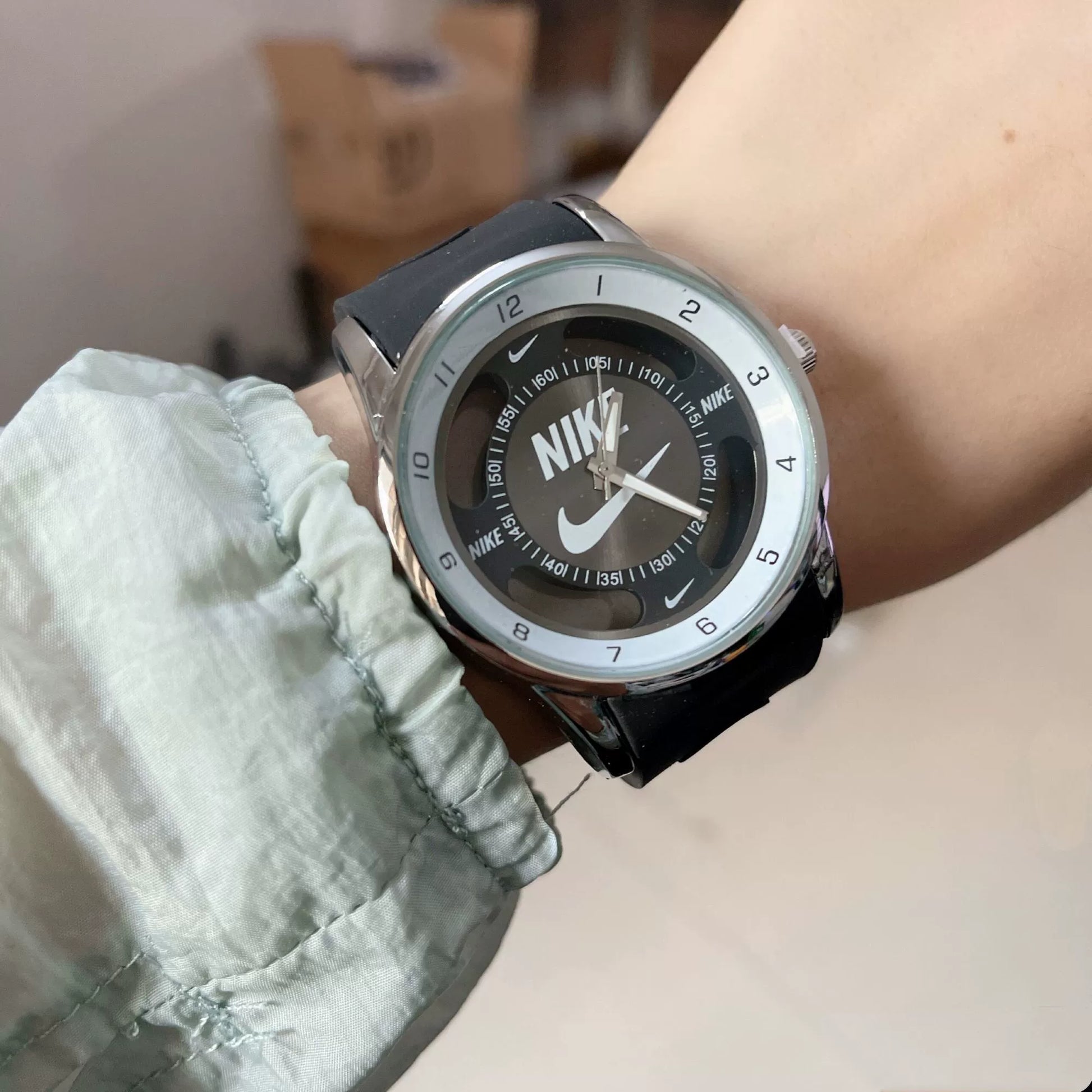 Large Watches for Men and Women with Big Dial and Leather Strap