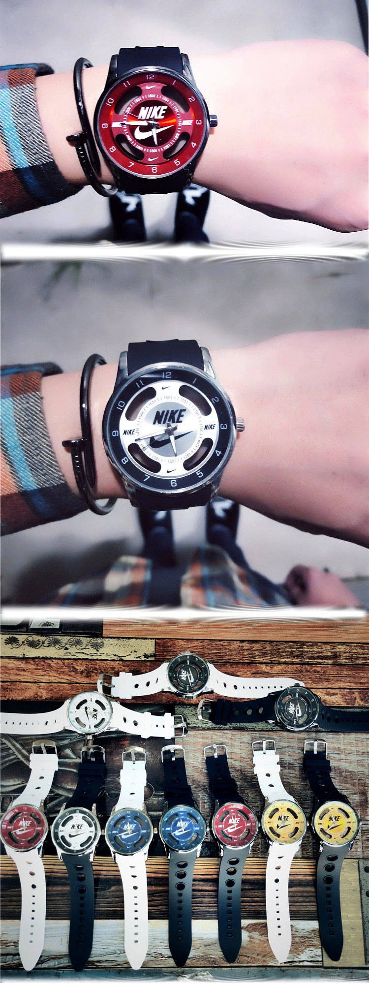 Large Watches for Men and Women with Big Dial and Leather Strap