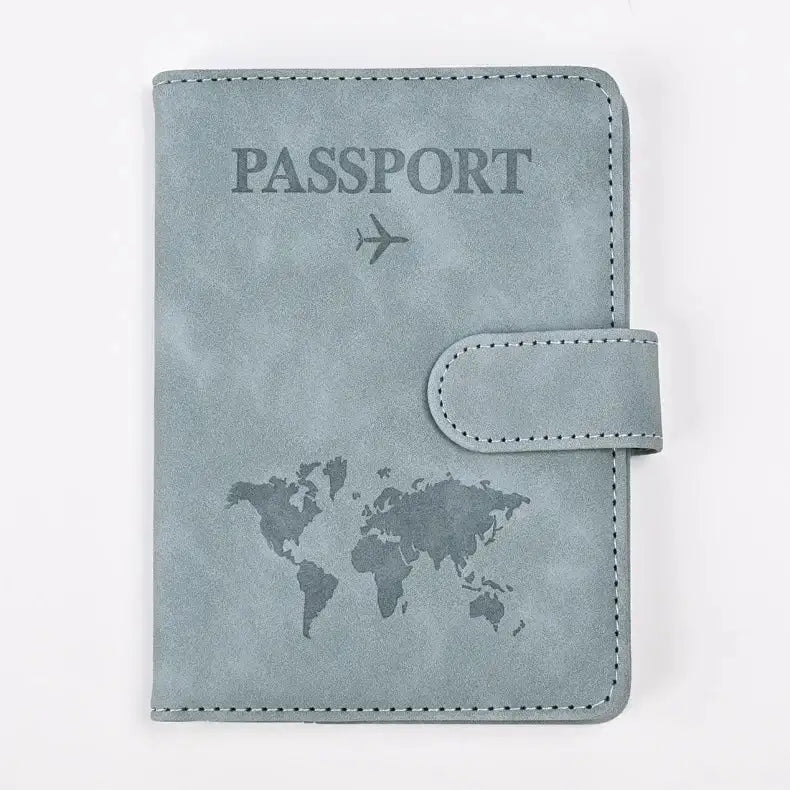 Stylish Faux Leather Passport Holder for Easy Travel - UrSuperMart