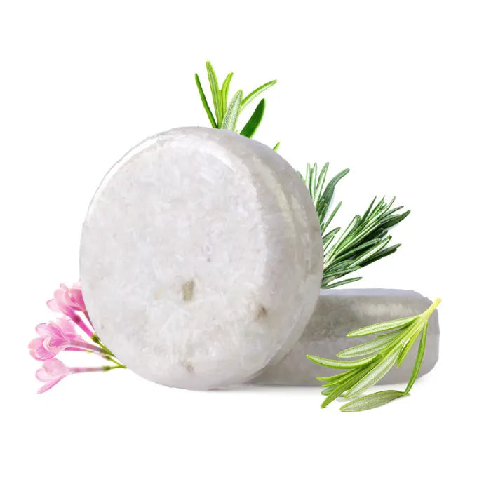 Rosemary shampoo bar for oil control and freshness, vegan formula.