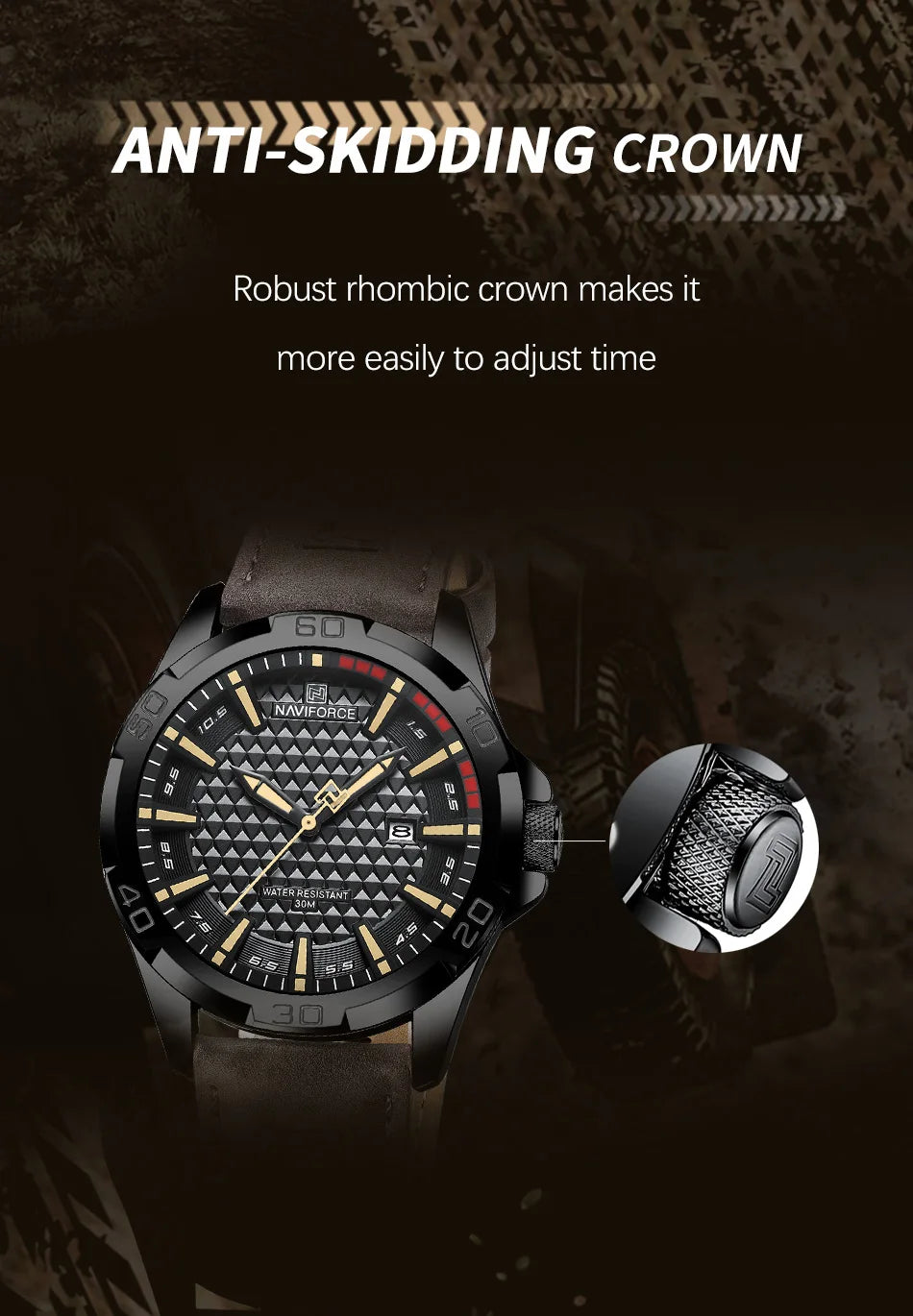 Men's Watch: Style, Toughness, Value!