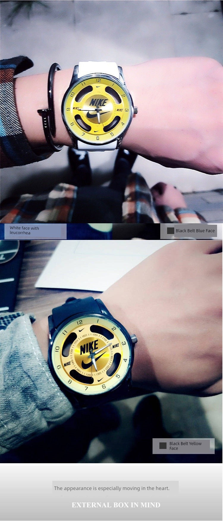 Large Watches for Men and Women with Big Dial and Leather Strap
