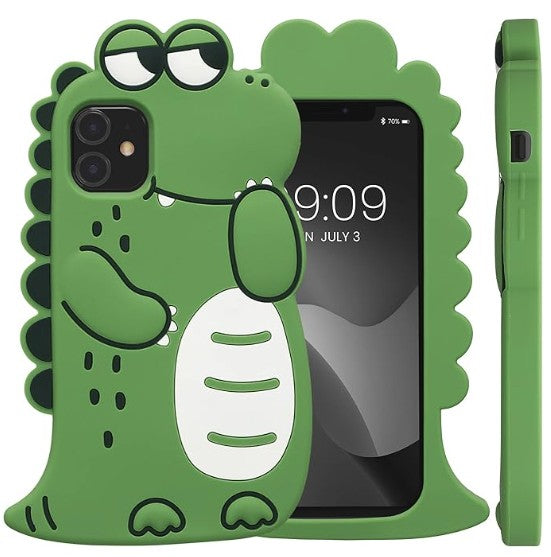 iPhone Case with Dinosaur Design for Kids and Adults