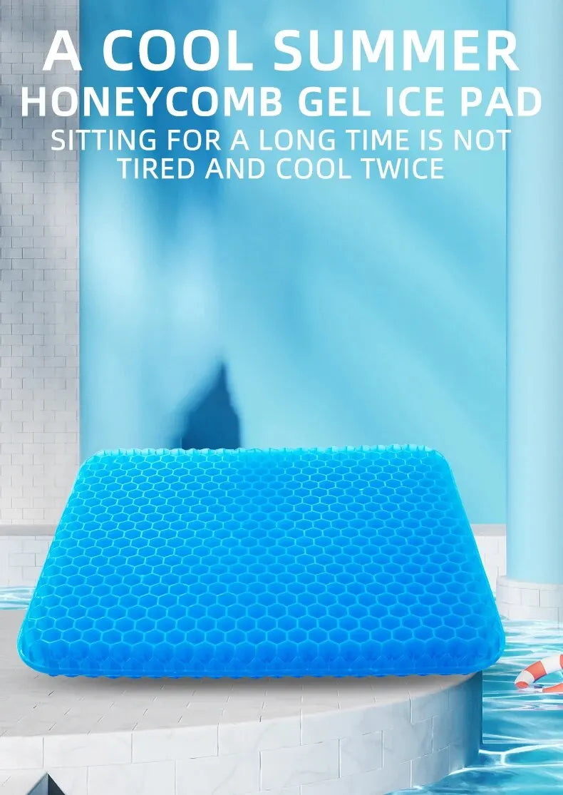 Gel Seat Cushion for Back Pain Relief and Comfort