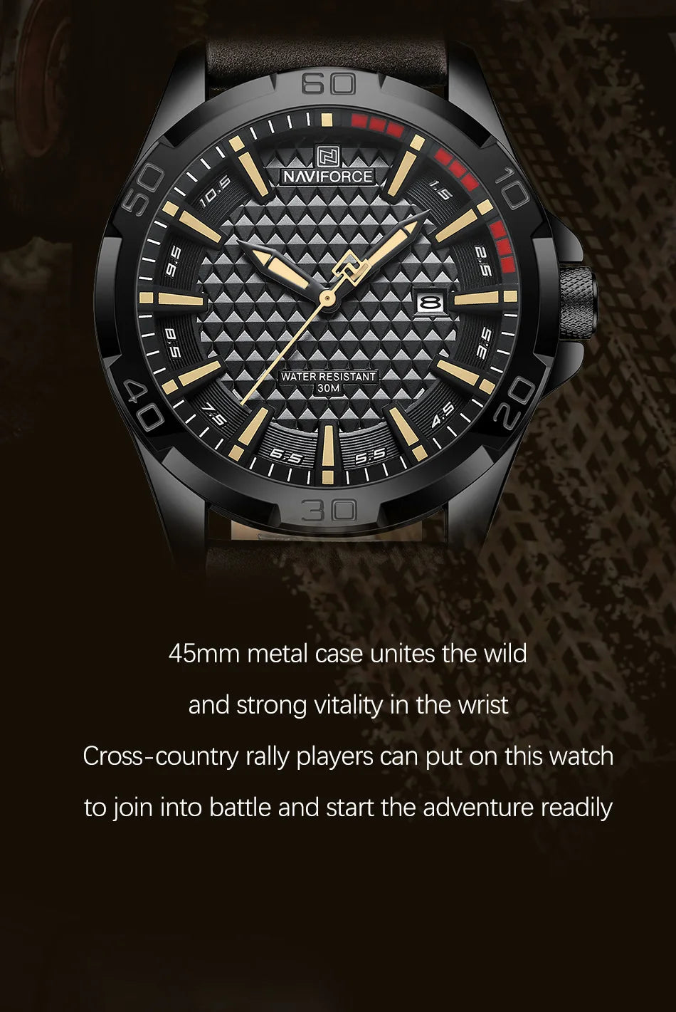 Men's Watch: Style, Toughness, Value!