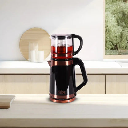 electric teapot in a modern kitchen setting