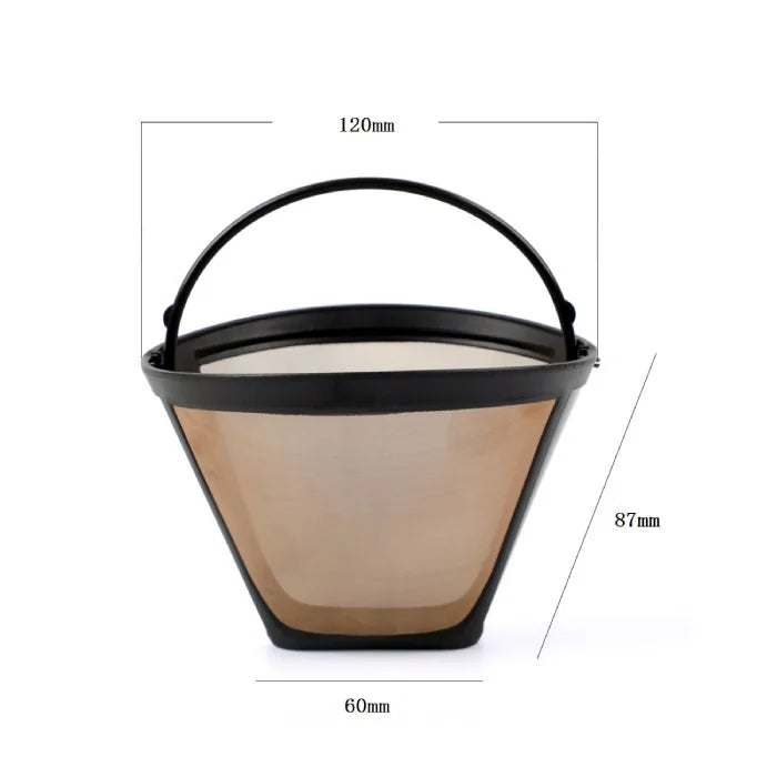 steel mesh coffee filter dimmensions