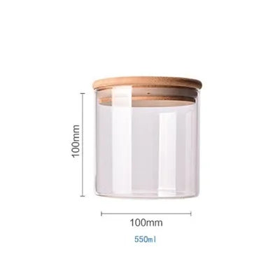 Bamboo-Covered Borosilicate Glass Food Storage Containers - UrSuperMart