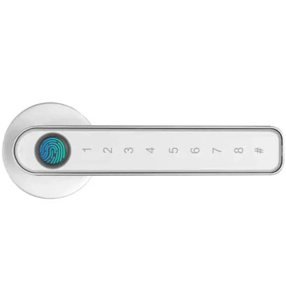 door lock with thumb print or combination