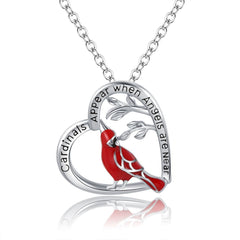 Cardinal Bird Necklace - Comfort & Remembrance Gift - UrSuperMart