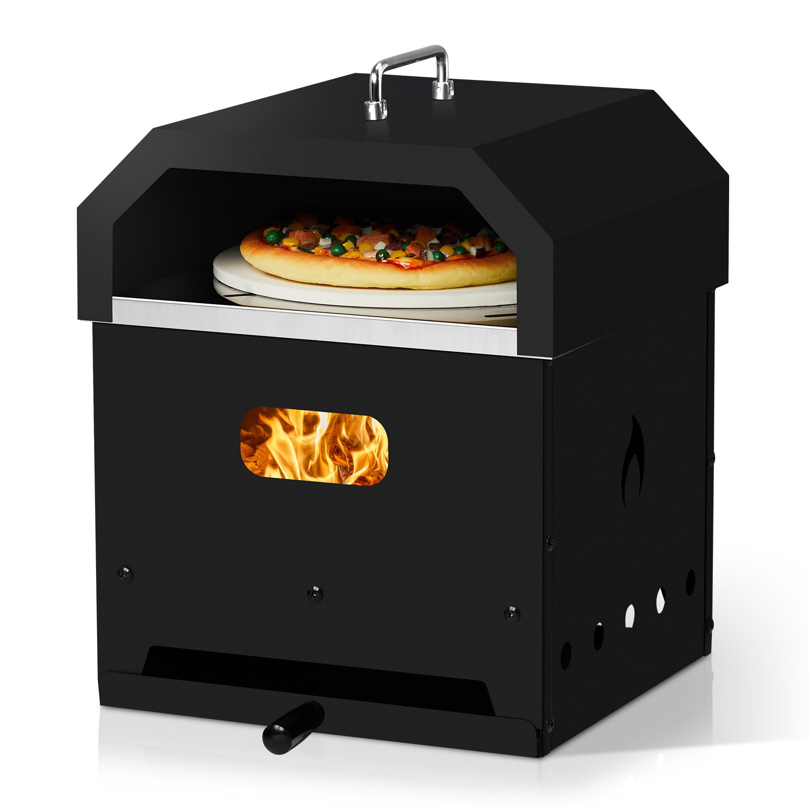 Pizza Oven for Outdoor Cooking - Portable Charcoal Oven for Pizzas & More