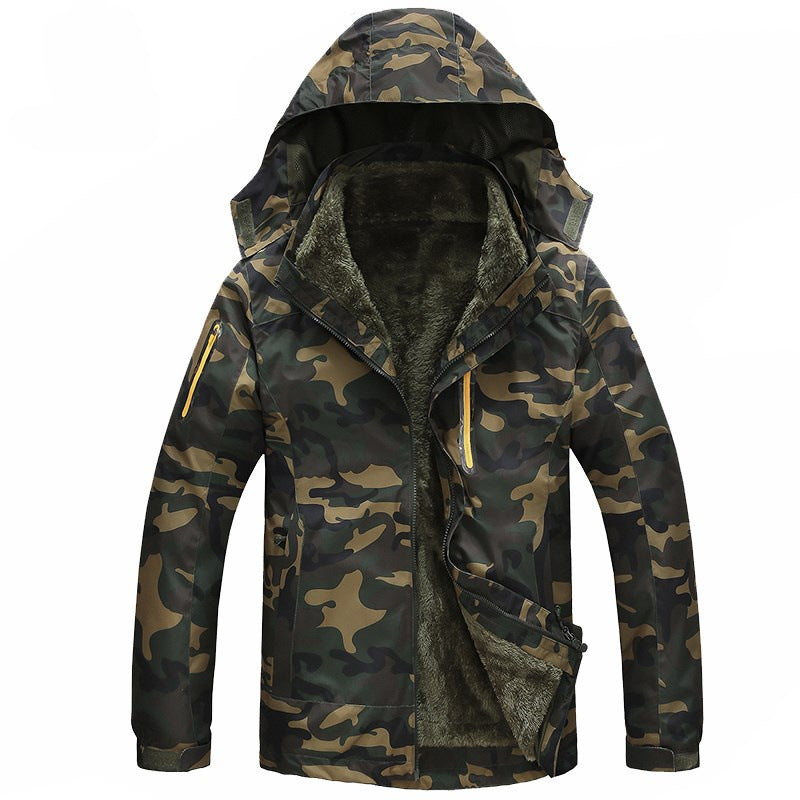 Camouflage Winter Jacket for Women - Warm & Windproof - UrSuperMart