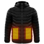 Heated Puffer Jacket for Men Stay Warm Outdoors - UrSuperMart
