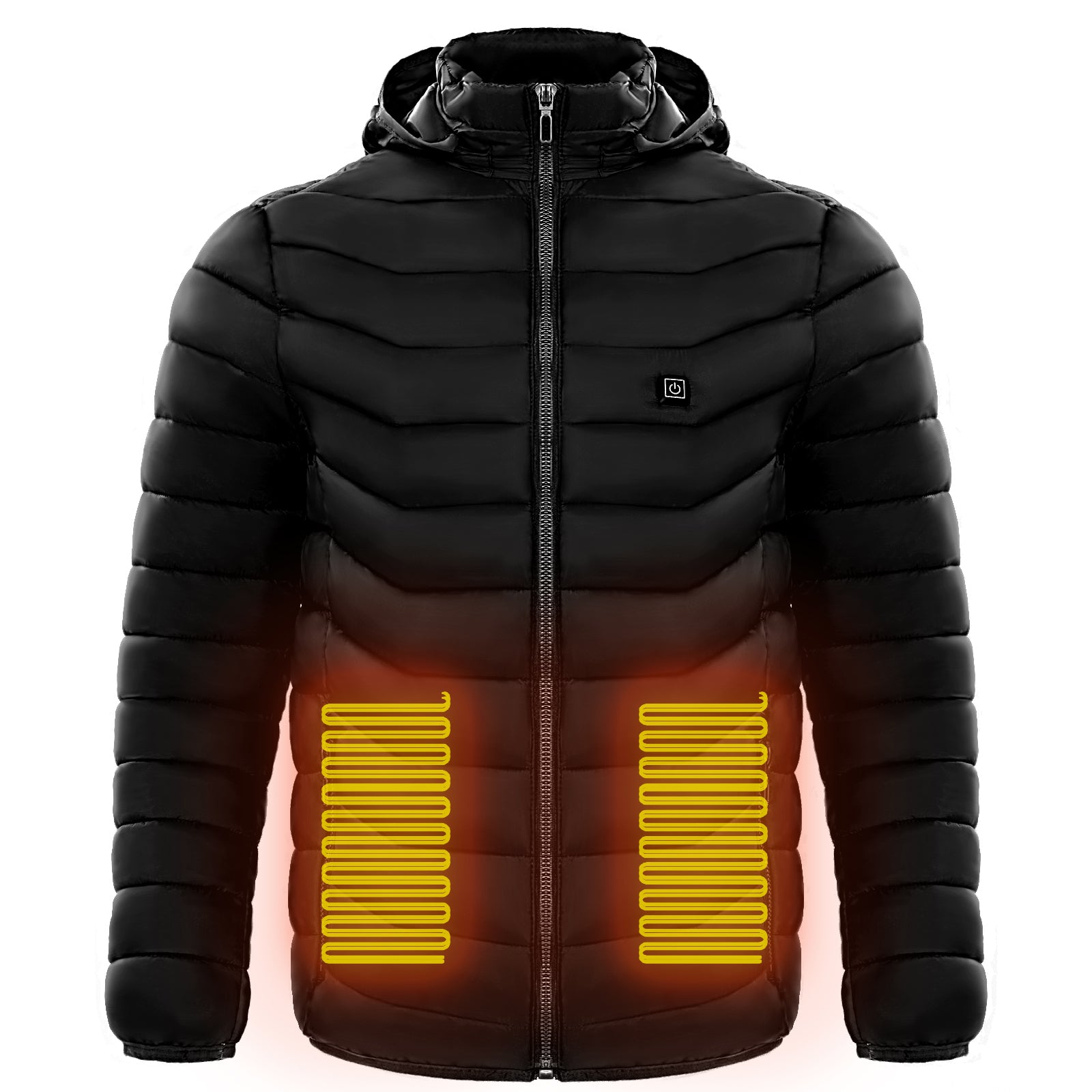 Heated Puffer Jacket for Men Stay Warm Outdoors - UrSuperMart