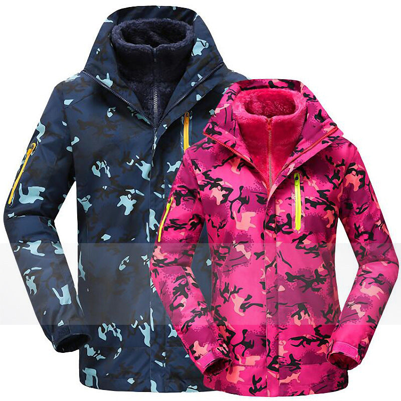 Camouflage Winter Jacket for Women - Warm & Windproof - UrSuperMart